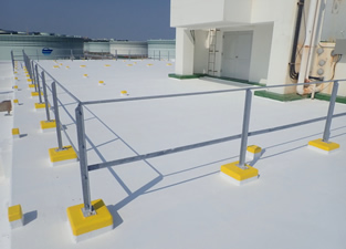 屋上防水塗装施工事例画像